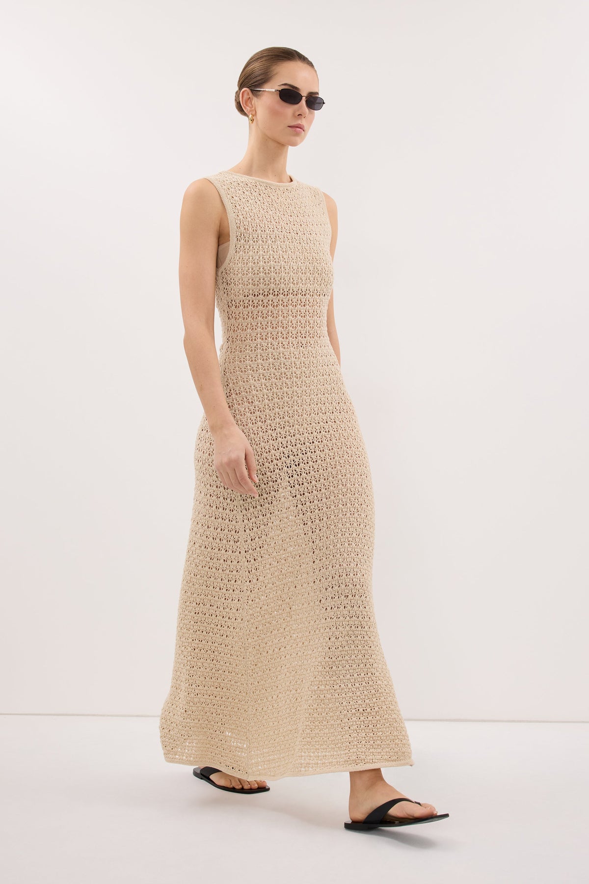 Eulalia Natural Knit Maxi Dress NATURAL 3