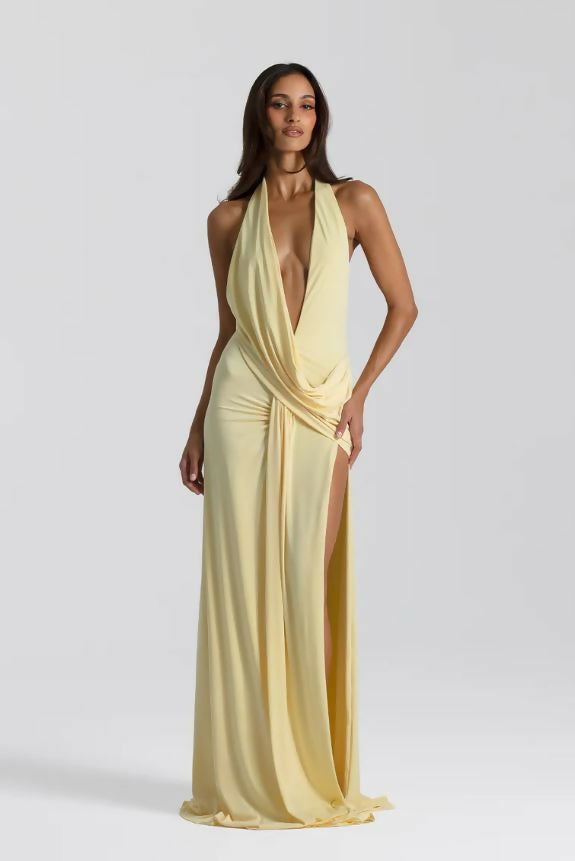 Winona Satin Gown Black 29