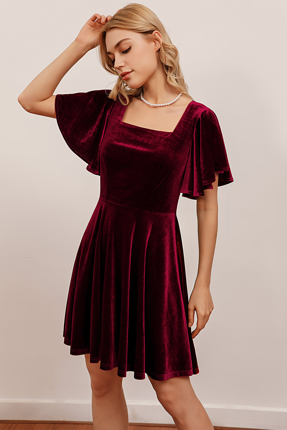 Margot Velvet Cocktail Dress Multi 6