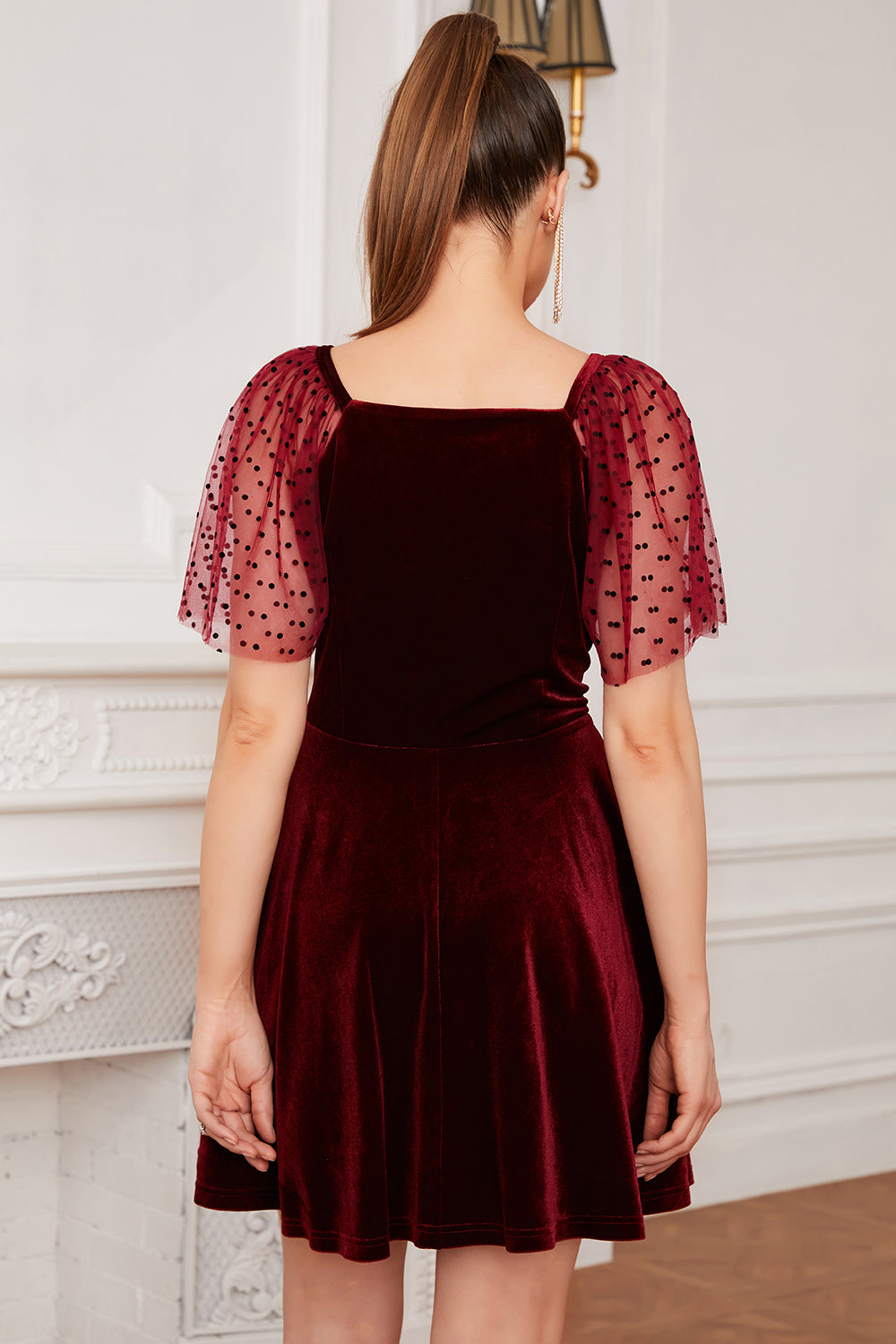 Margot Velvet Cocktail Dress Multi 9