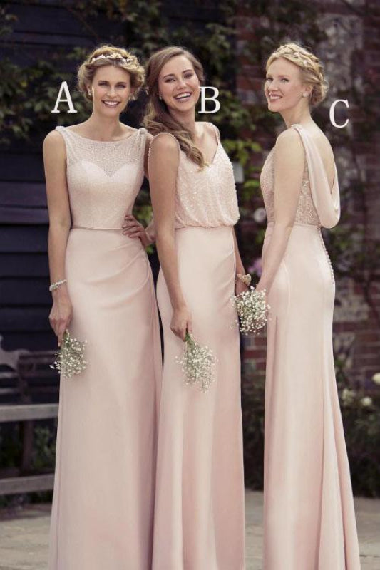 Ophelia Lace A-Line Mini Dress line/Princess Sexy Chiffon Bridesmaid Dresses Long Prom Dress 2
