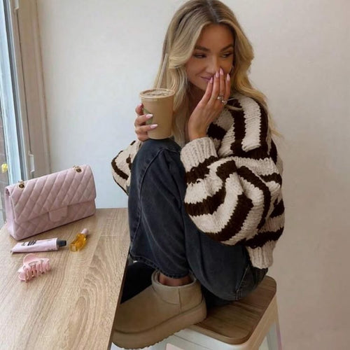 Rosalie Cropped Cardigan Cream 1