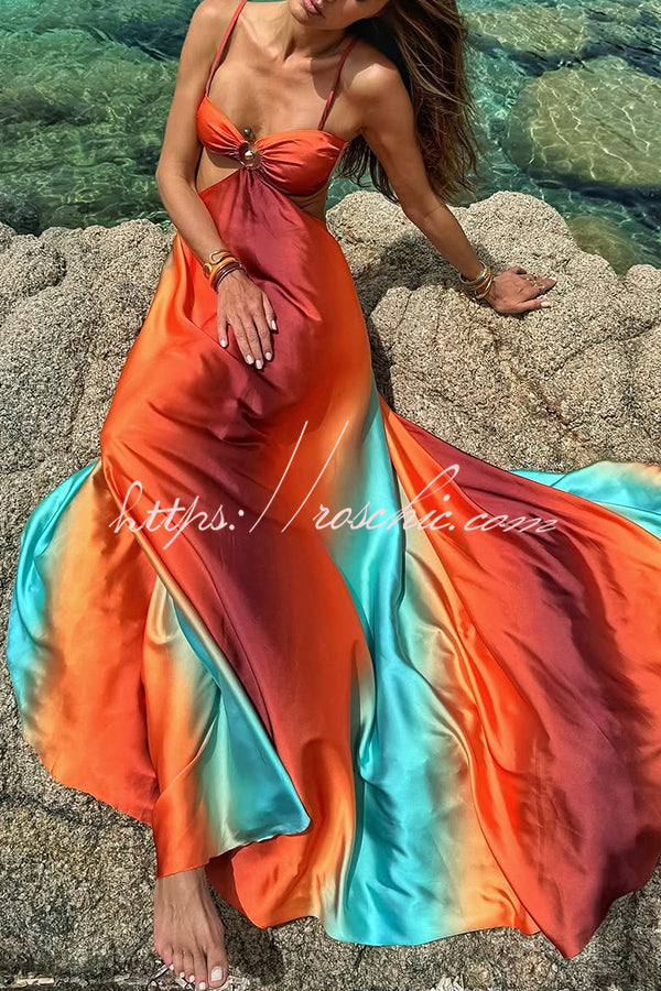 Aurora Printed Cutout Maxi Dress up Vacation Maxi Dress 2