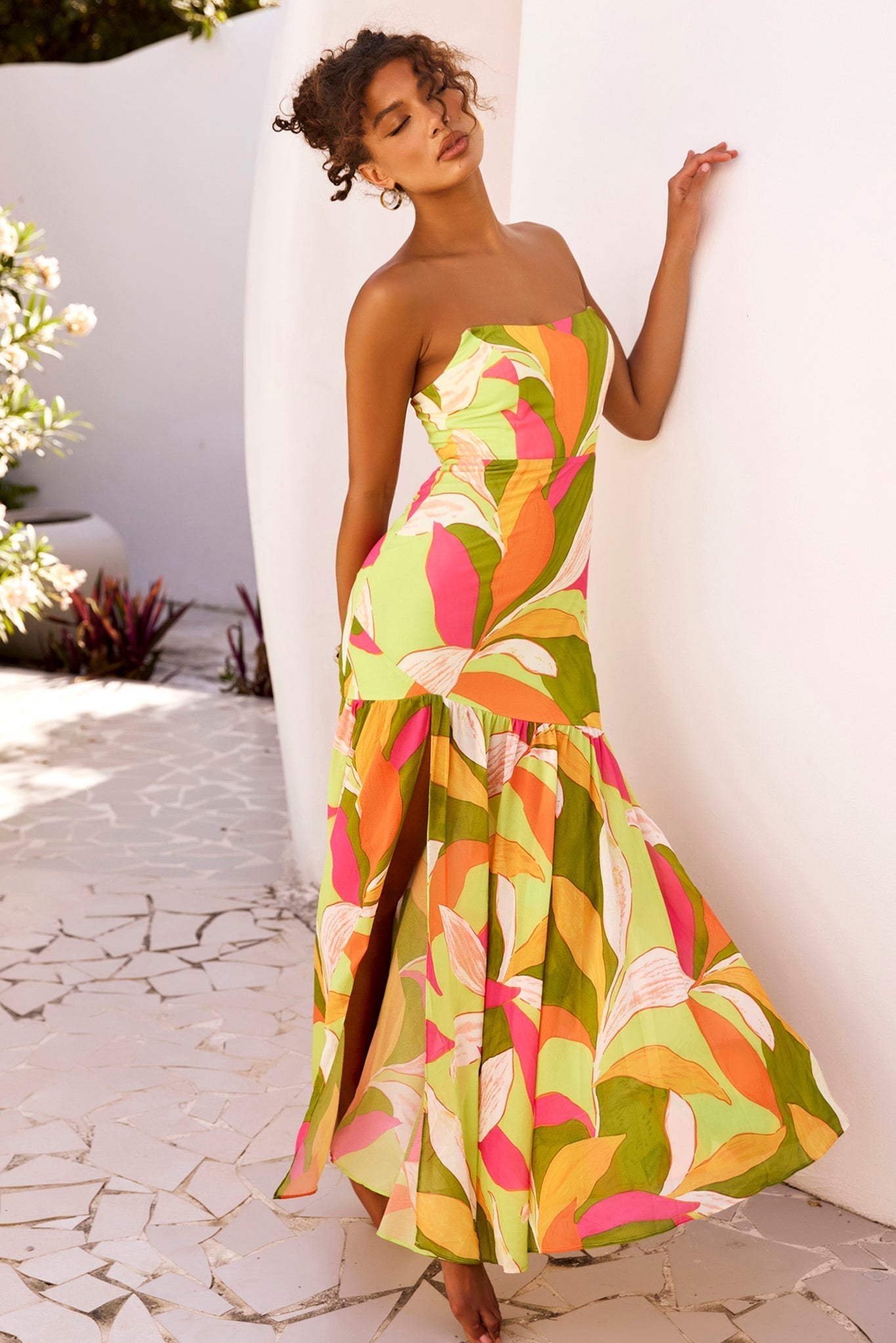 Margot All For Her Maxi Dress Green Multi 6