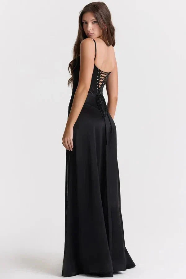 Cecilia Corset Maxi Dress Purple 7