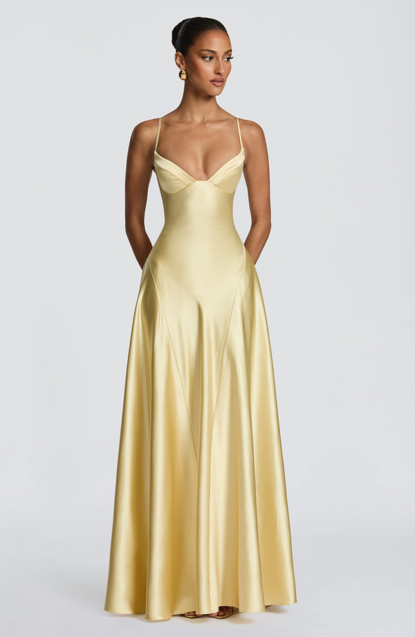 Asterin Plum Maxi Dress