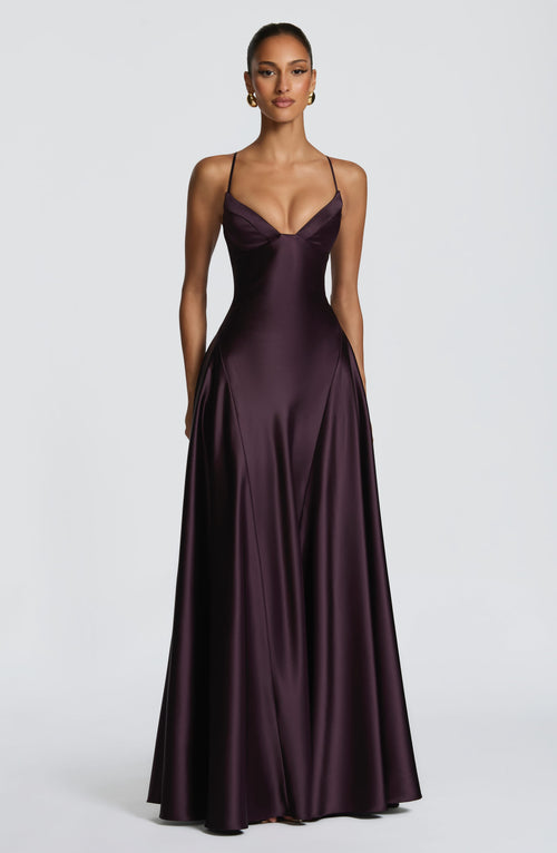 Asterin Plum Maxi Dress Plum 1
