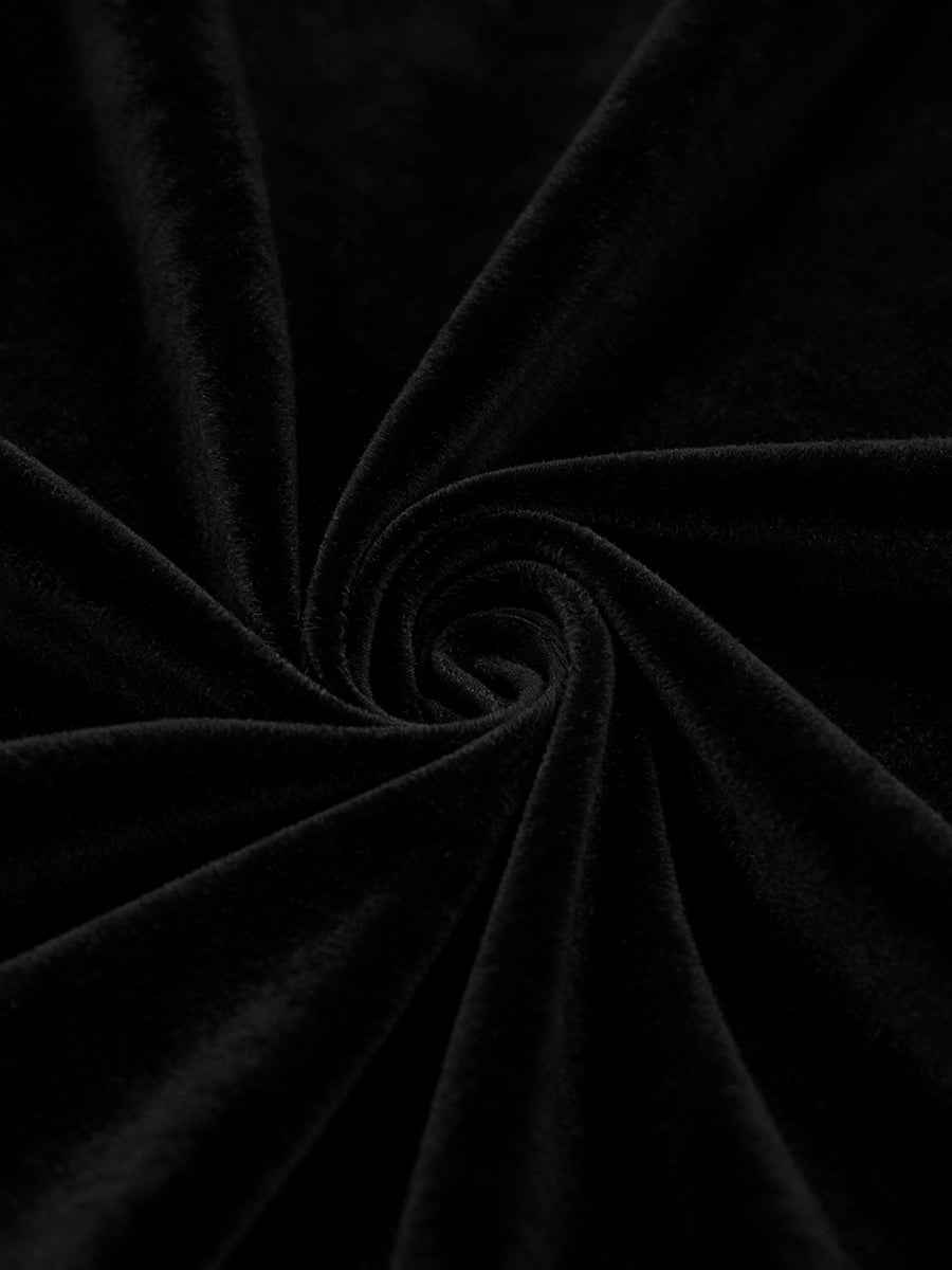 Coralie Long Sleeve Midi Dress BLACK 6