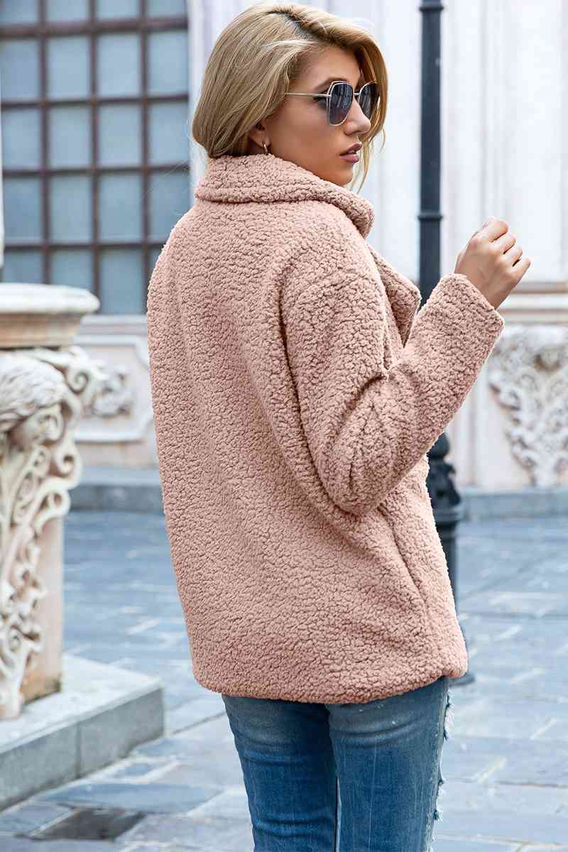 Margot Sherpa Collar Coat Cream 6