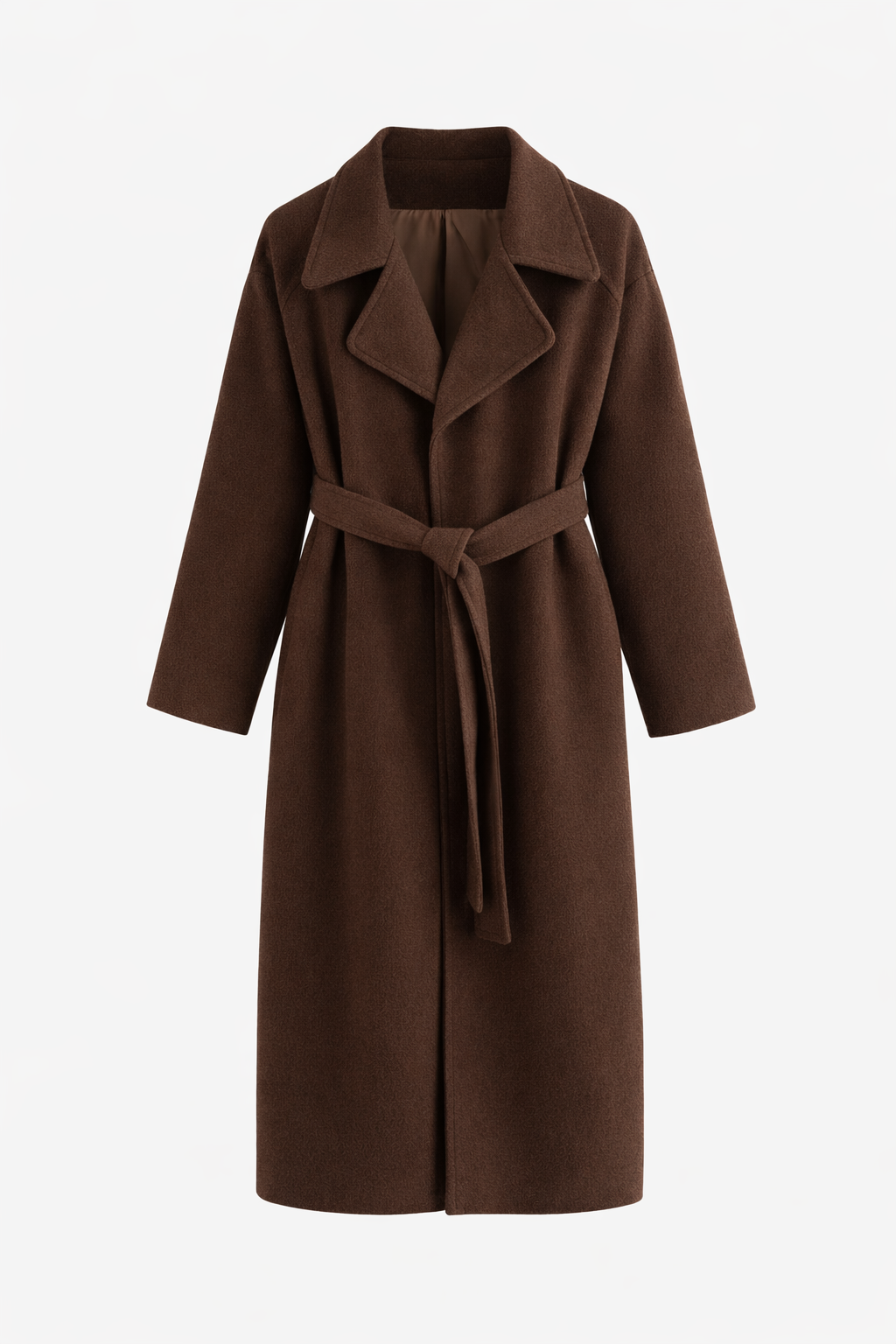 Caith Belted Maxi Coat Black 2