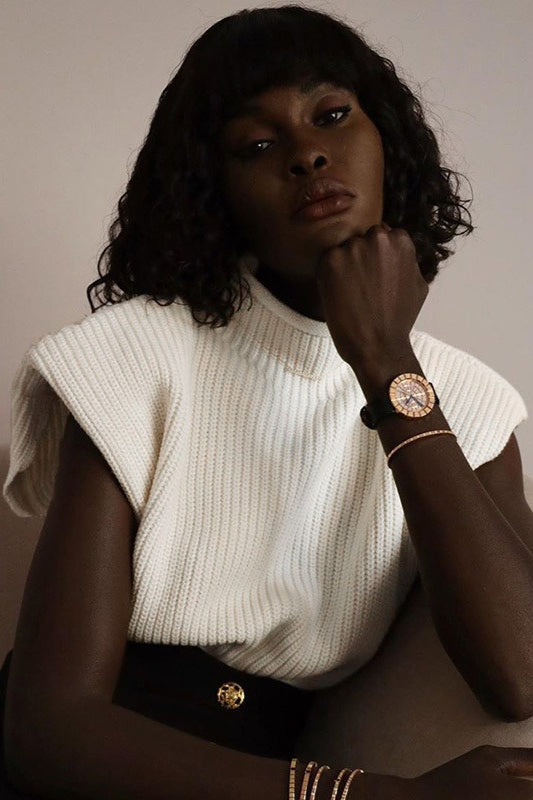 Margot Turtleneck Sweater Apricot 2