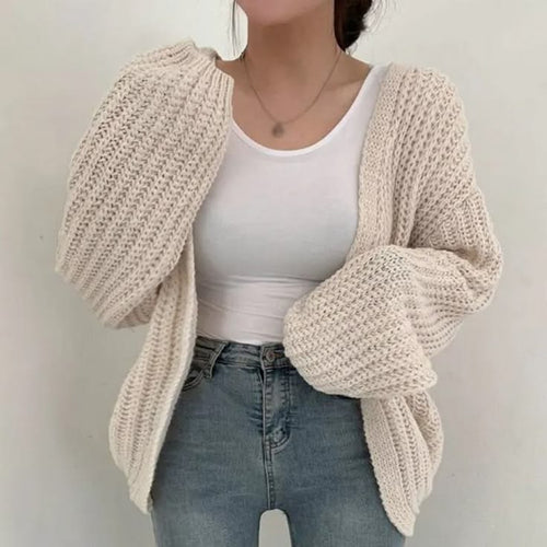 Ophelia Lantern Sleeve Cardigan Multi 1