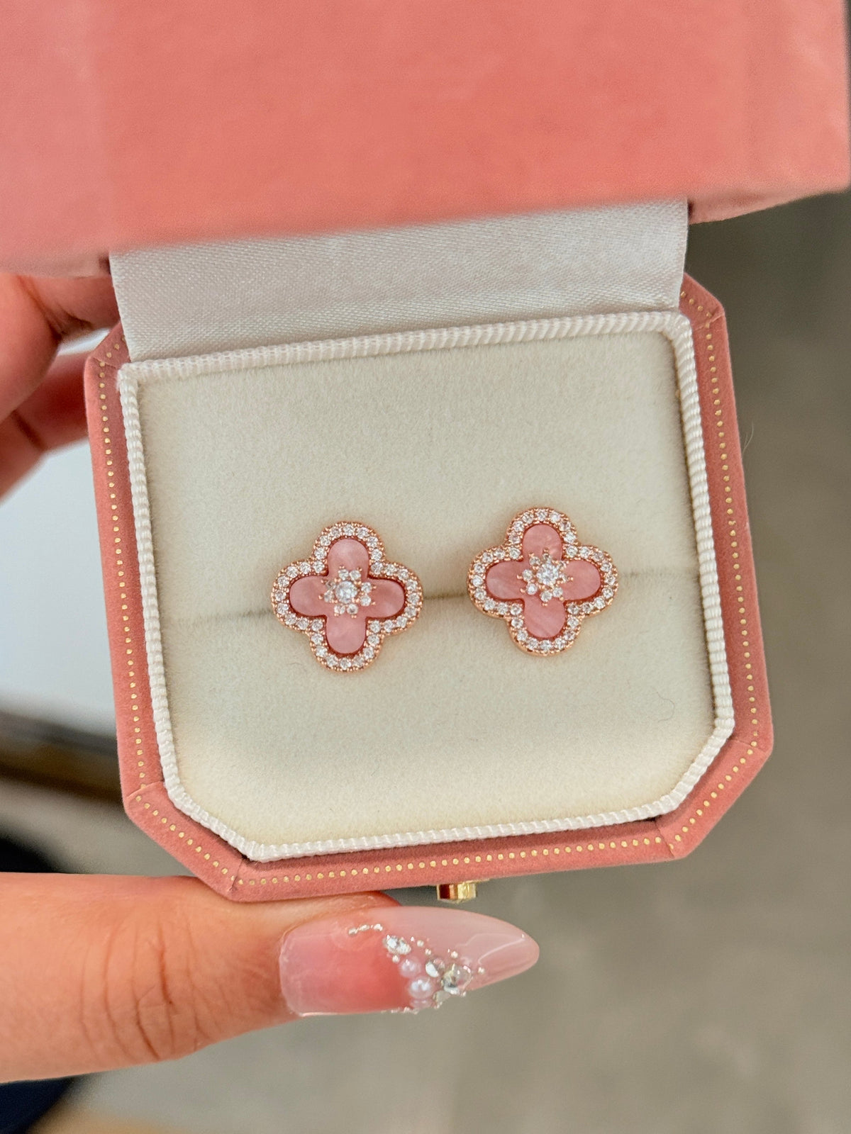 Sakura Velvet Two-Piece Set Pink 3
