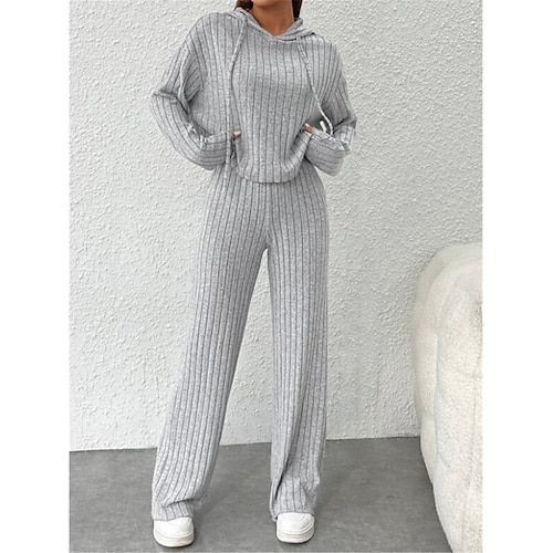 Eloise Knit Hoodie Set Multi 1