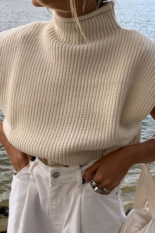 Margot Turtleneck Sweater Burgundy 4