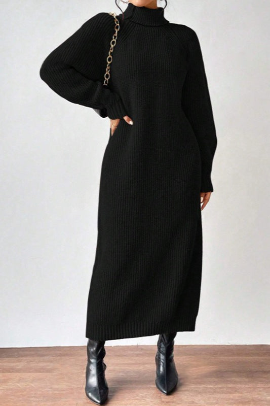 Charlotte Knit Midi Dress Black 8