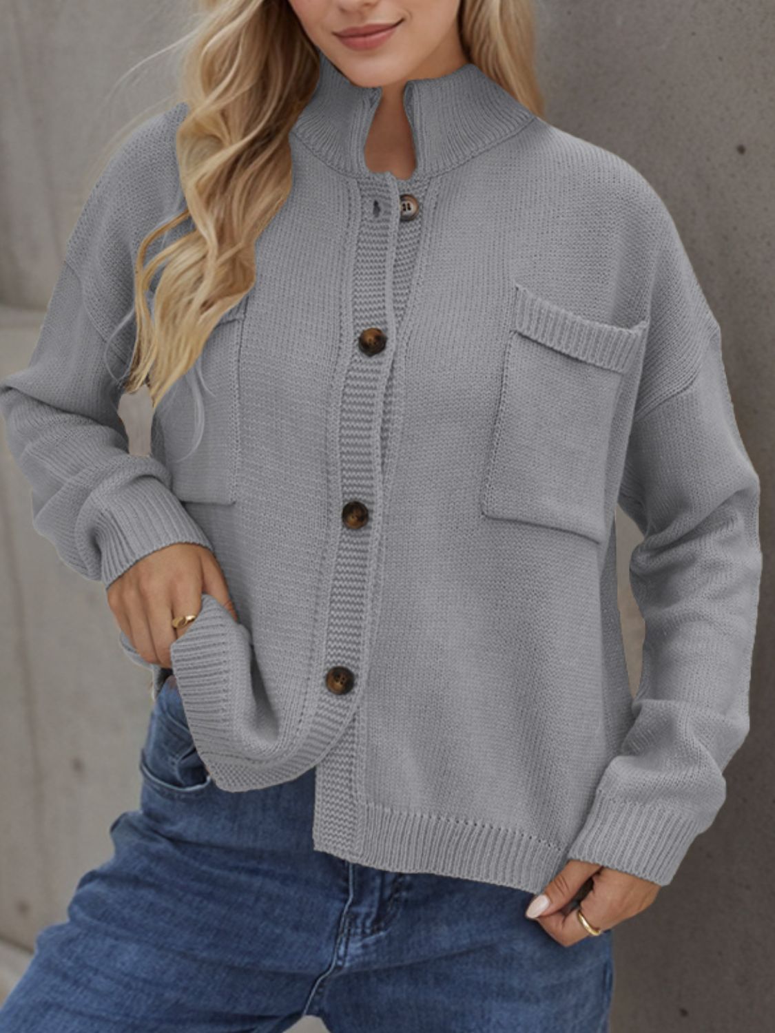 Margot Long Knit Cardigan Coffee Brown 7