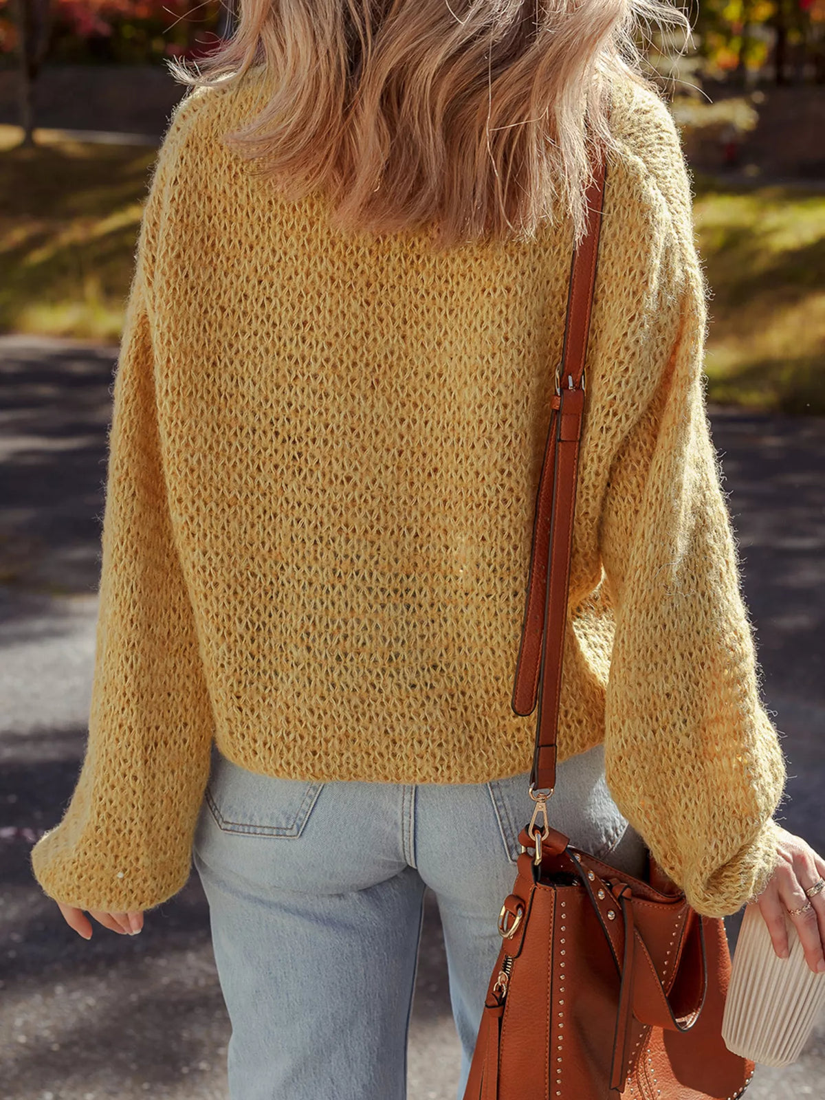 Ophelia Scallop Cardigan Camel 2
