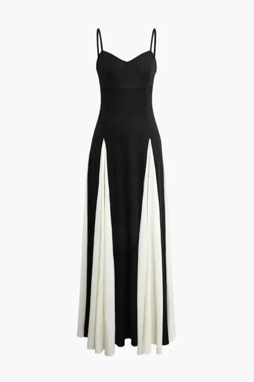 Vianne A-Line Satin Gown Black 1