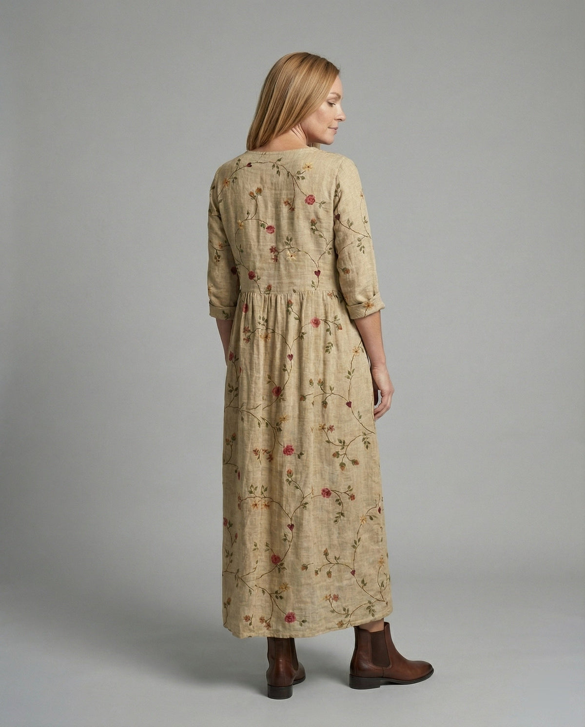 Margot A-Line Maxi Dress Multi 8