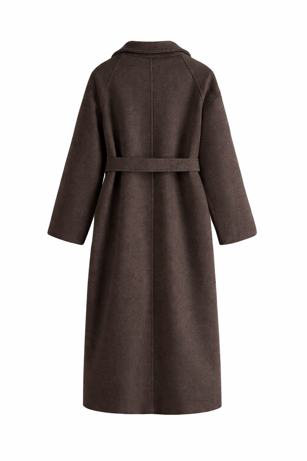 Caith Belted Maxi Coat Brown 9