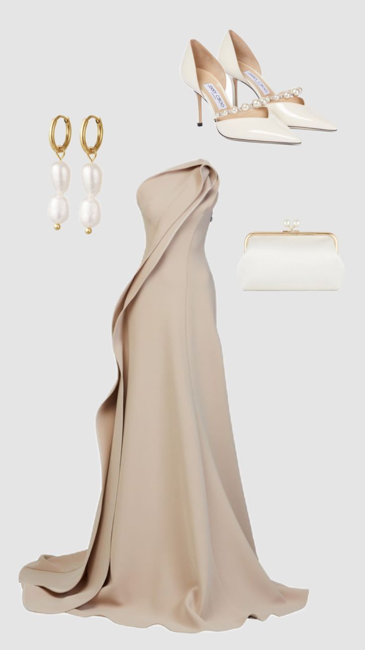Margot One-Shoulder Satin Gown Picture Color 1