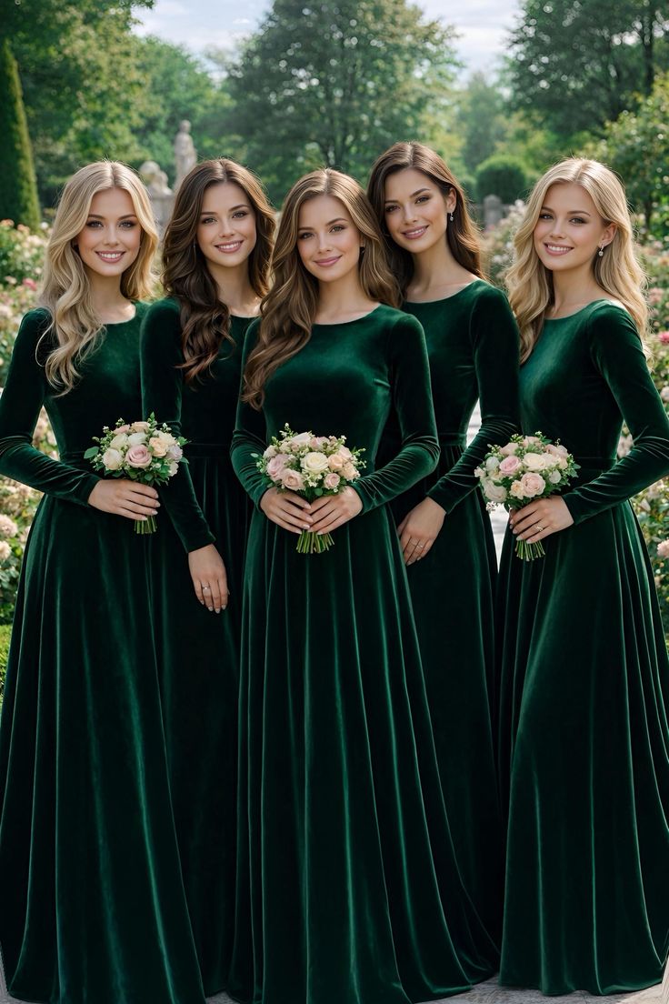 Evangeline Velvet Maxi Dress Emerald 1