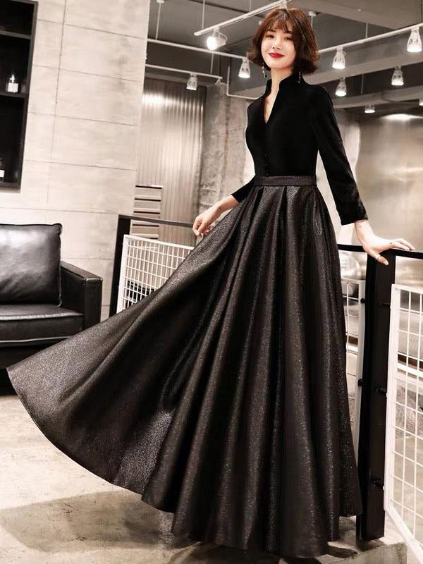 Suvi Velvet Maxi Dress Black 1