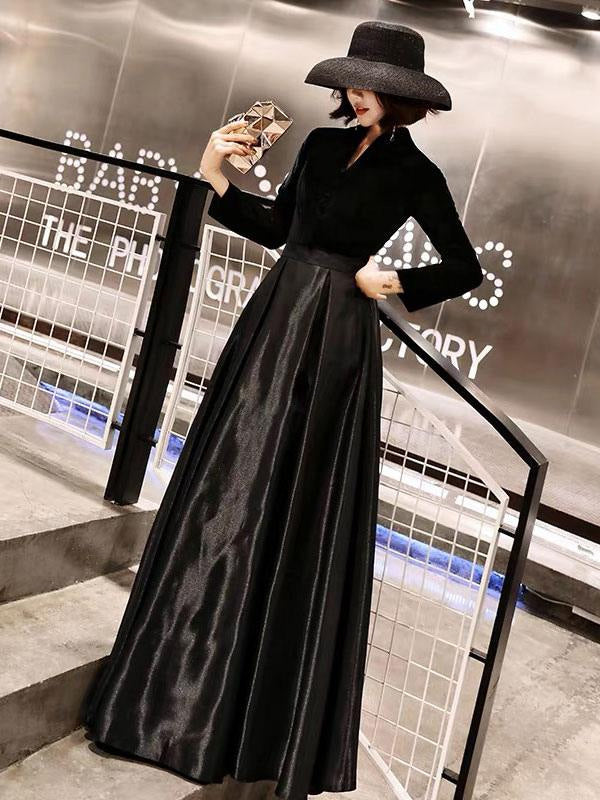 Suvi Velvet Maxi Dress Black 2