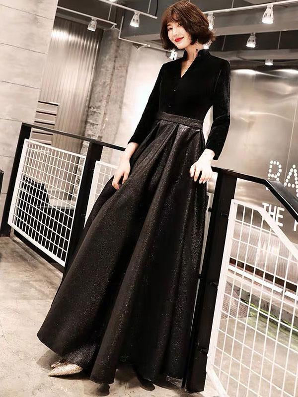 Suvi Velvet Maxi Dress Black 3