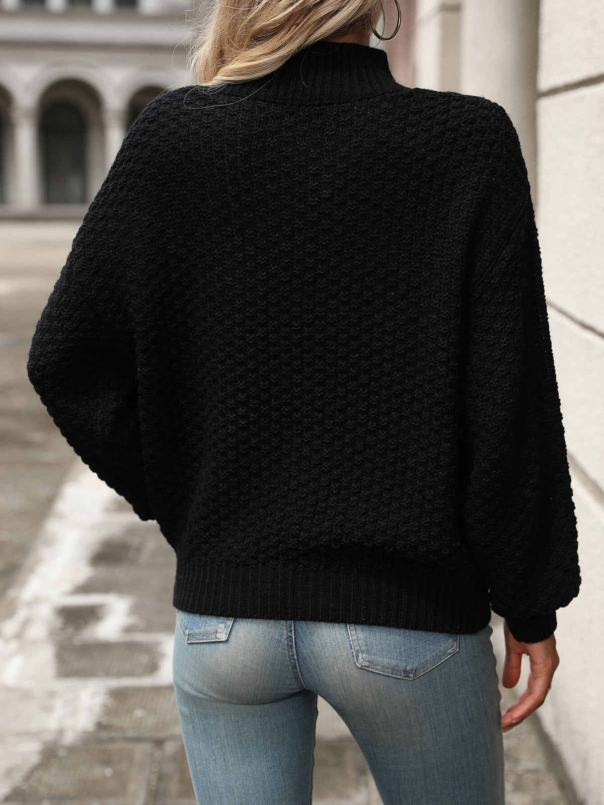 Billie Turtleneck Sweater Black 6