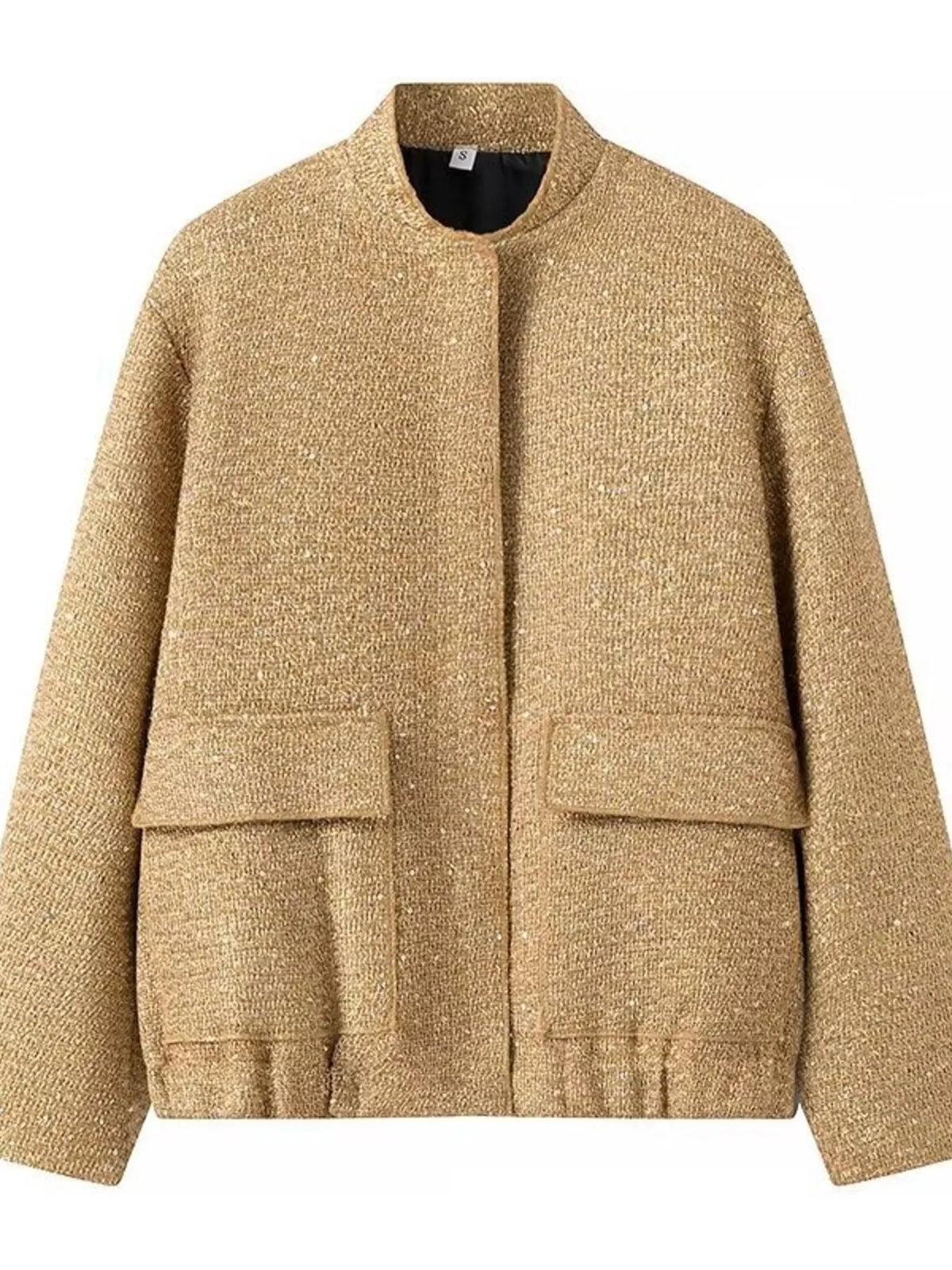 Margot Sequin Blazer Jacket Gold 7