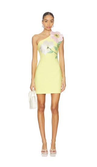 Hope Mini Dress in Sunlit Yellow Yellow 1