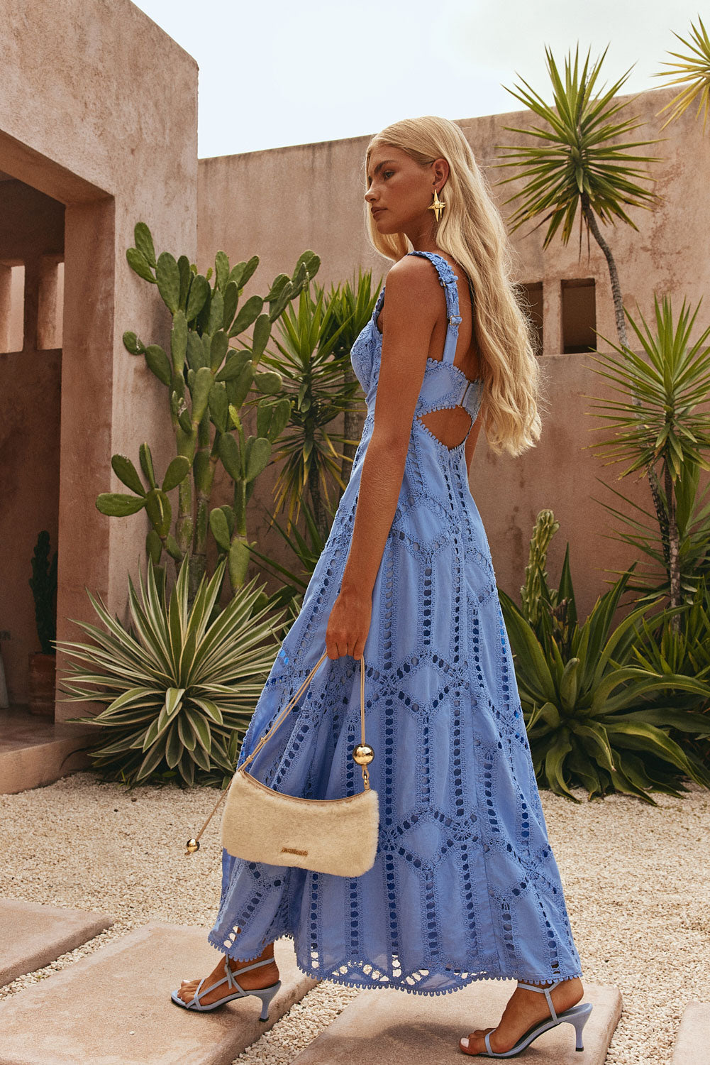 Camilla Cutwork Cotton Maxi Dress 2