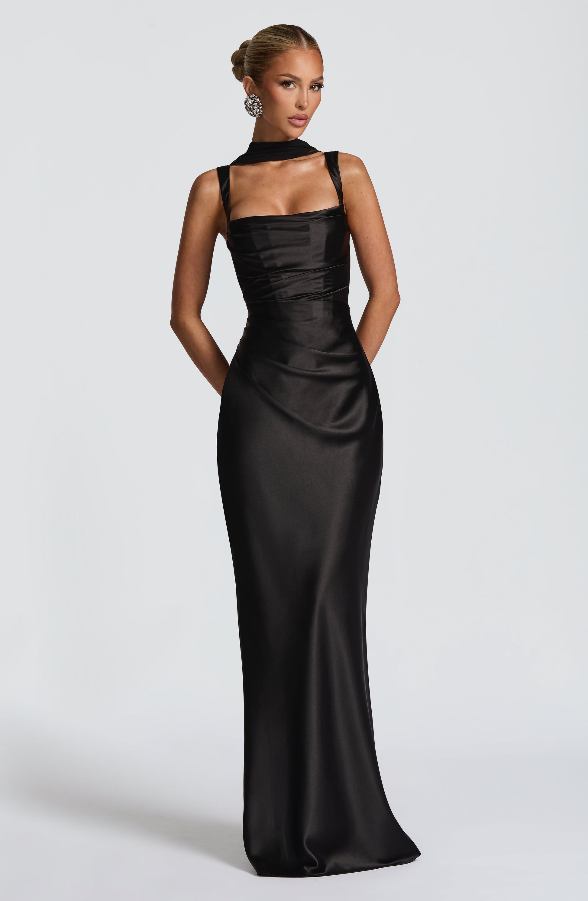 Calanthe Burgundy Sparkle Maxi Dress Burgundy Sparkle 37