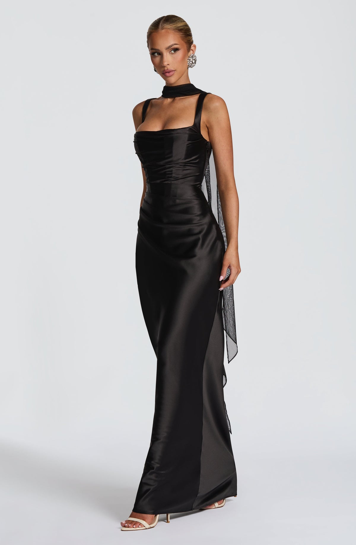Sabine Maxi Dress Plum 5
