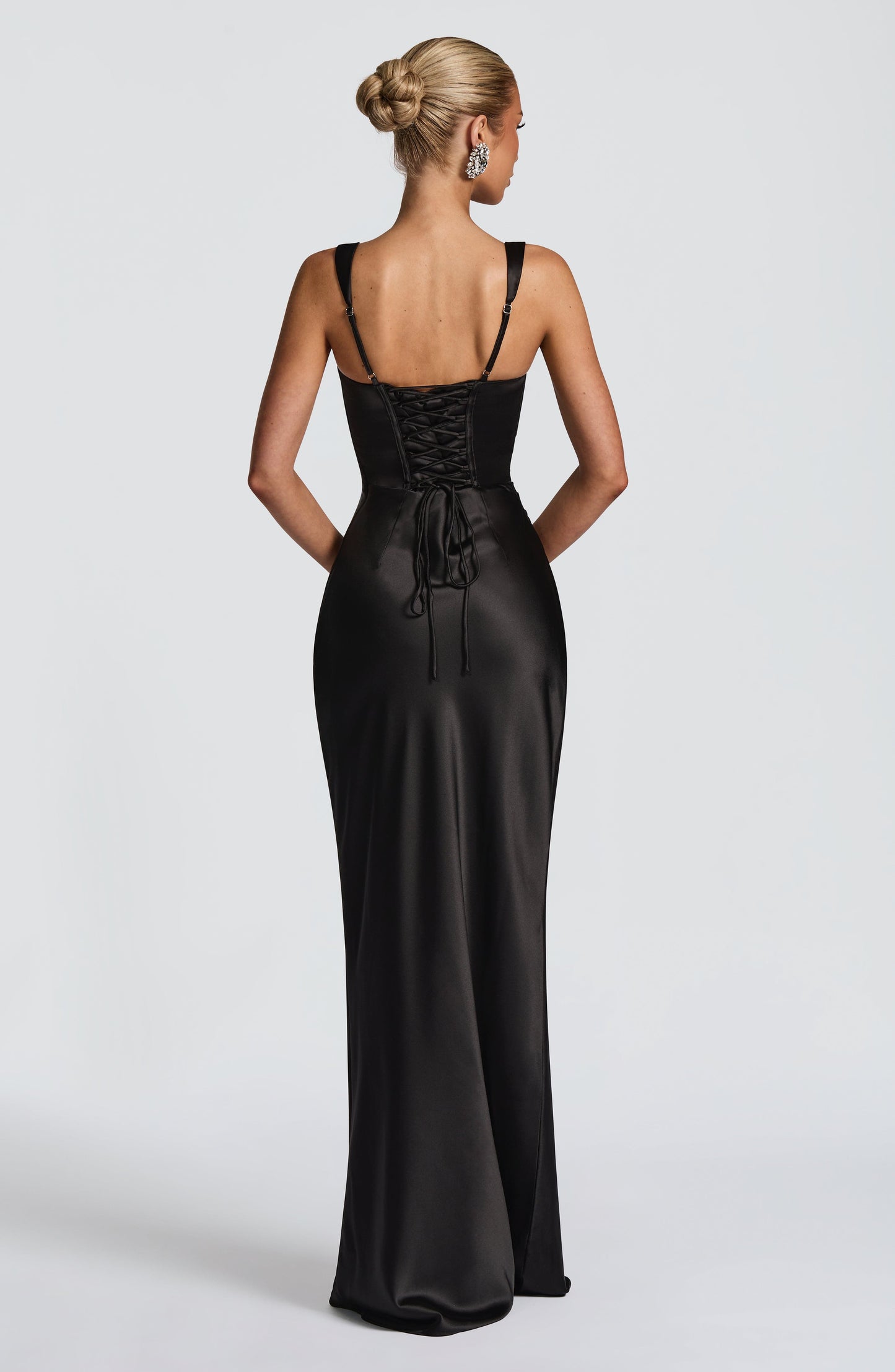 Calanthe Sparkle Maxi Dress Black 3