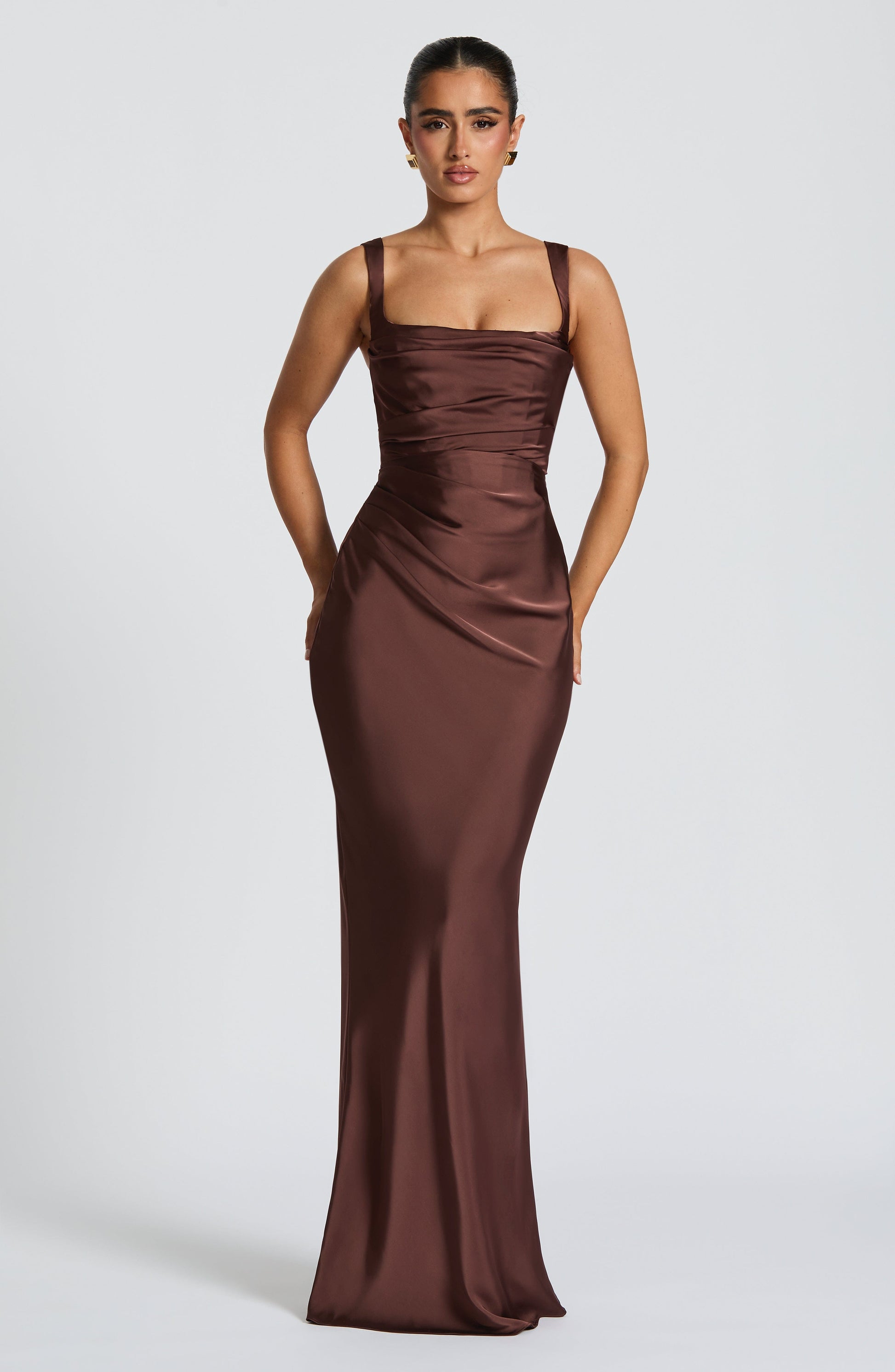 Calanthe Burgundy Sparkle Maxi Dress Burgundy Sparkle 30