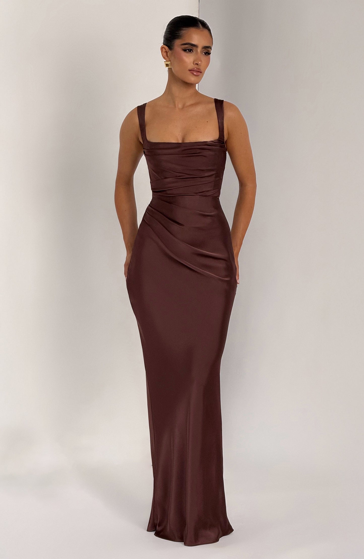 Calanthe Burgundy Sparkle Maxi Dress Burgundy Sparkle 35