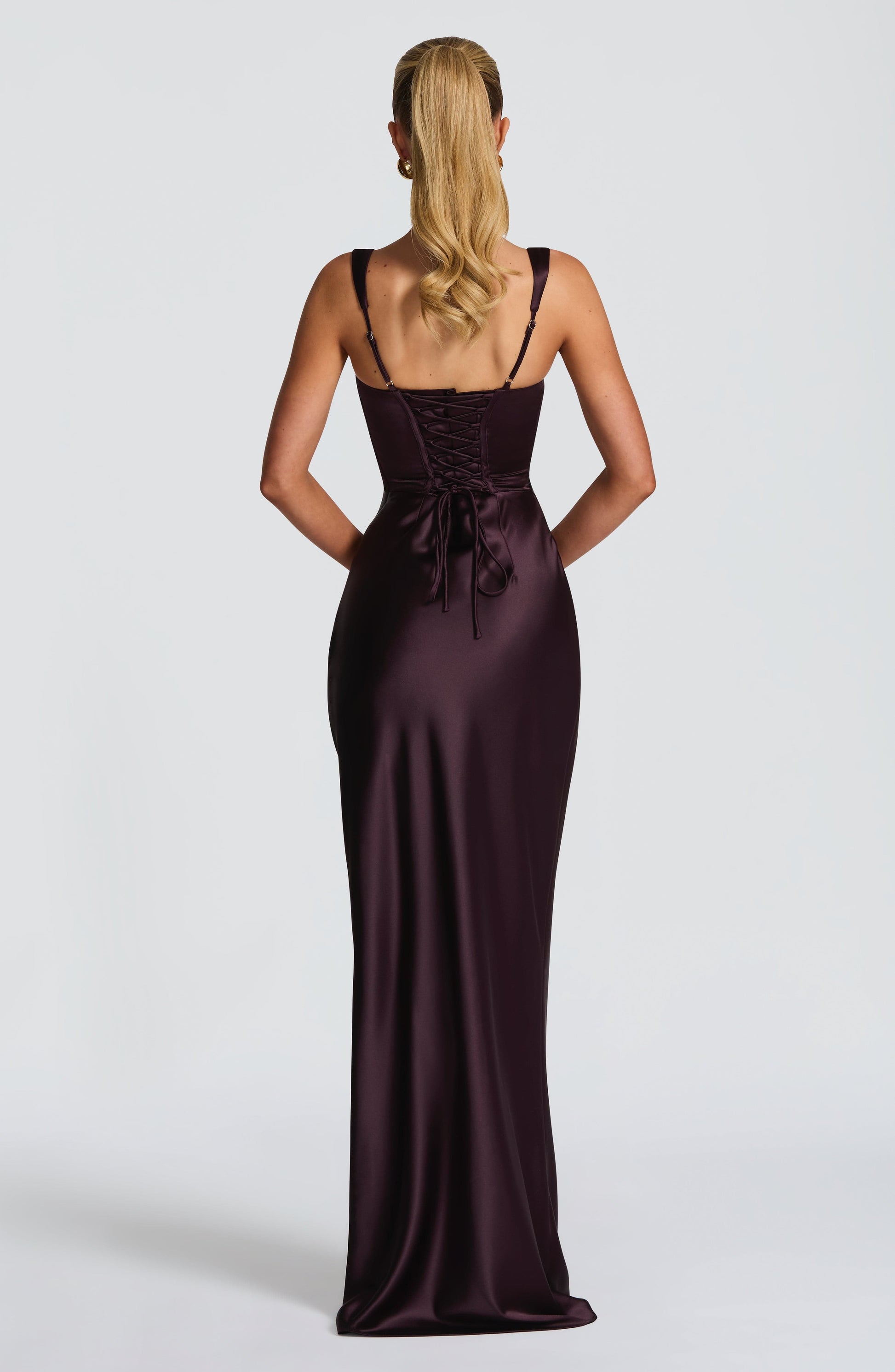 Calanthe Burgundy Sparkle Maxi Dress Burgundy Sparkle 53