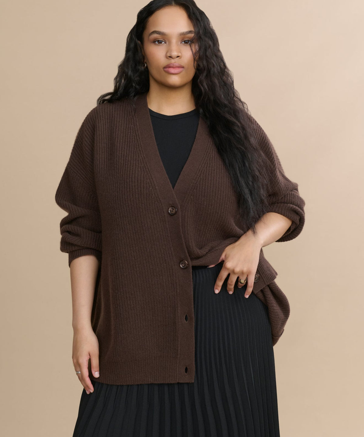 Margot Cashmere Cocoon Cardigan Multi 11