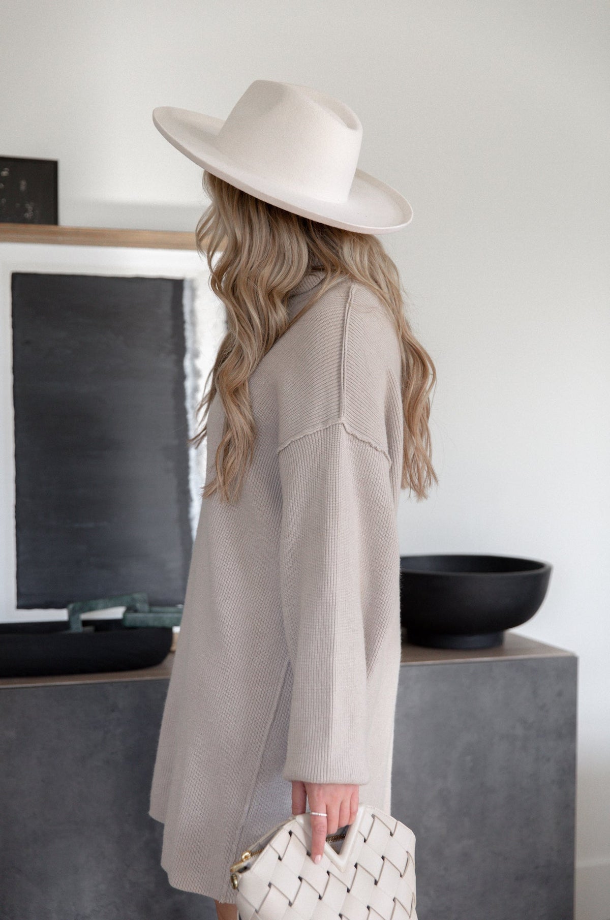 Margot Turtleneck Sweater Dress Multi 8