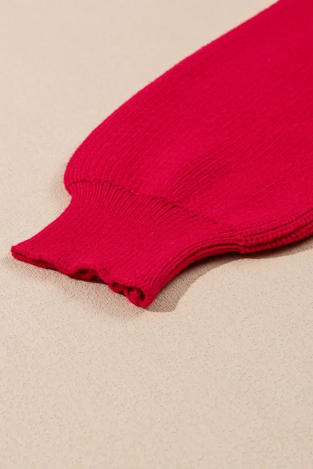 Margot Tinsel Sweater Burgundy 4