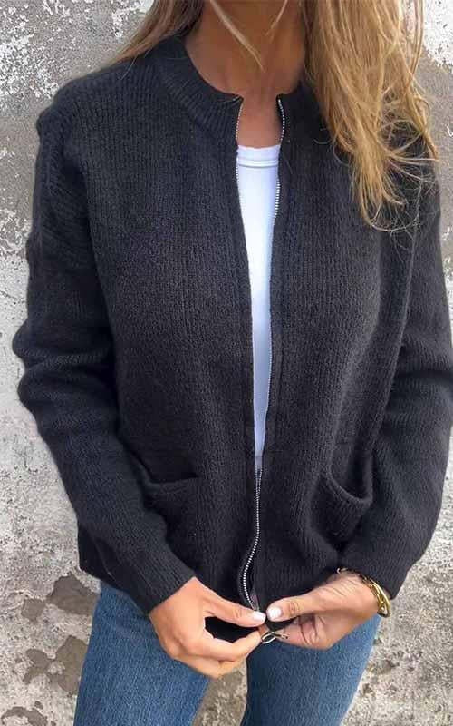 Margot Knit Cardigan Jacket Blue 6