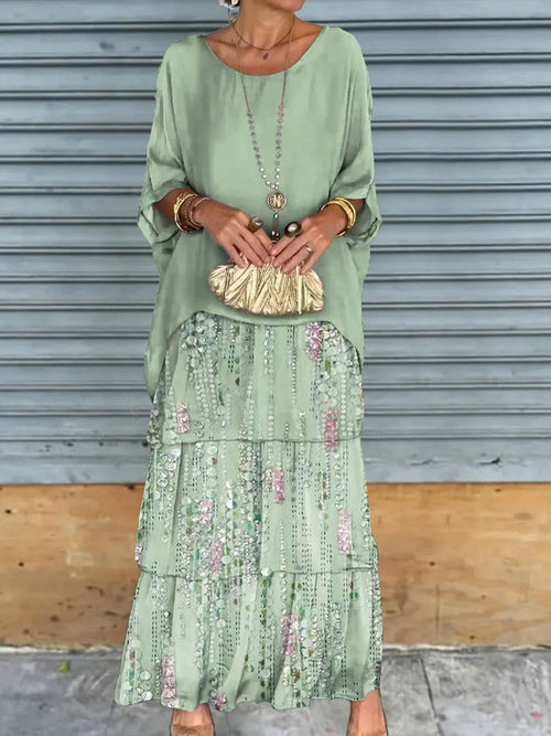 Dune Two-Piece Maxi Dress Multicolor 1