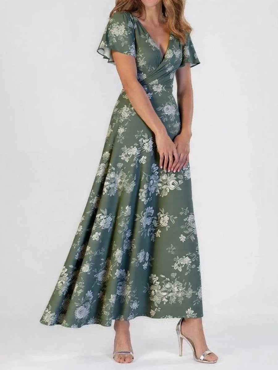 Margot Floral V-Neck Maxi Dress Floral 3