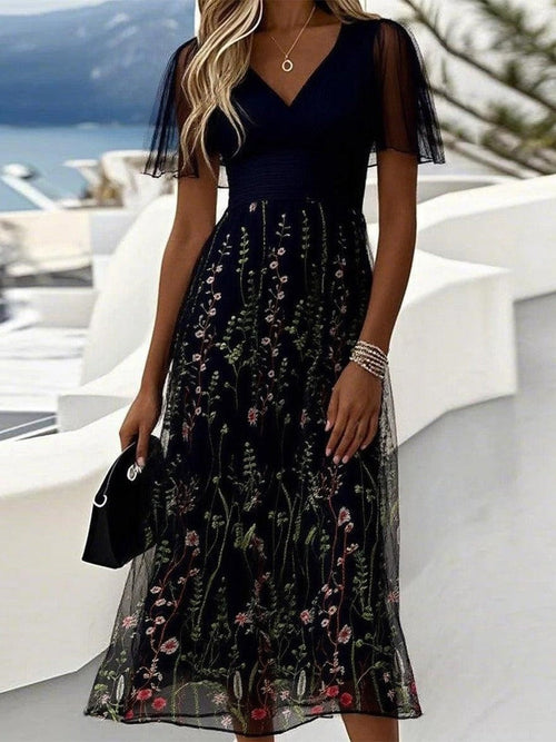 Margot Floral Midi Dress Floral 1