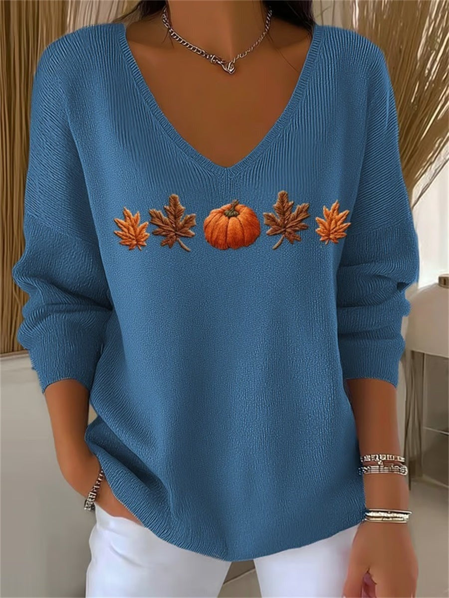 Margot Printed Sweatshirt Orange 4