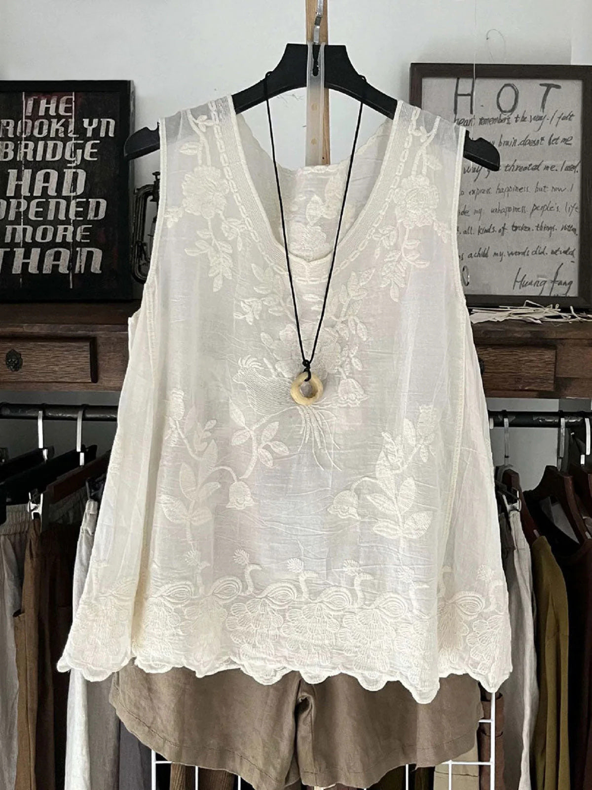 Celestine Lace Sleeveless Camisole Apricot 7