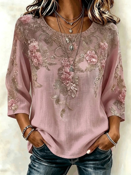Tatiana Floral Blouse Floral 1